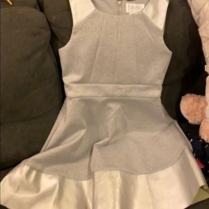Metallic Leather formal Kids Dress